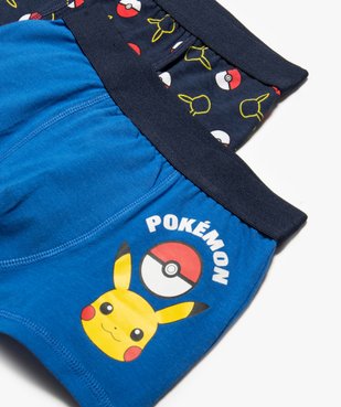 Boxer garçon imprimé Pikachu - Pokémon vue2 - POKEMON - GEMO