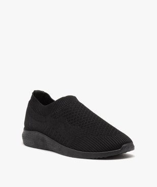 Baskets femme unies en mesh sans lacets vue2 - GEMO (SPORTSWR) - GEMO