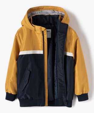 Blouson garçon déperlant à capuche vue2 - GEMO 4G GARCON - GEMO