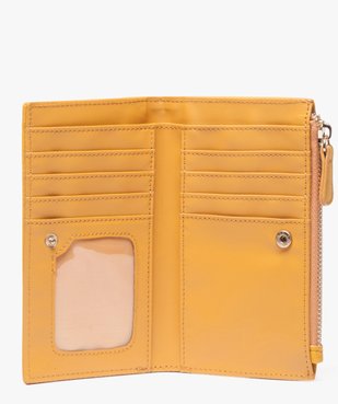 Portefeuille femme compact à 2 volets vue3 - GEMO (ACCESS) - GEMO
