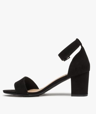 Sandales à talon avec bride cheville spéciales pied large femme - Valentina Baldano vue3 - VALENTINA BALDA - GEMO