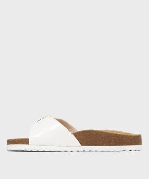 Mules 1 bride à boucle et semelle intérieure cuir femme - Valentina Baldano vue3 - VALENTINA BALDA - GEMO