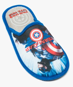 Chaussons garçon forme mules - Capitaine America vue5 - AVENGERS - GEMO