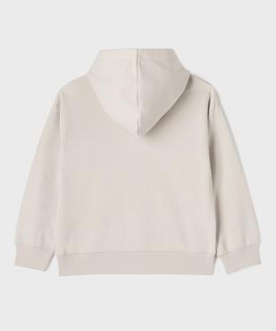 Sweat à capuche avec poche poitrine garçon vue3 - GEMO (ENFANT) - GEMO