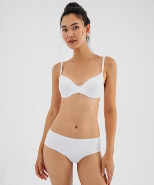 Soutien-gorge corbeille en microfibre femme vue3 - GEMO 4G FEMME - GEMO