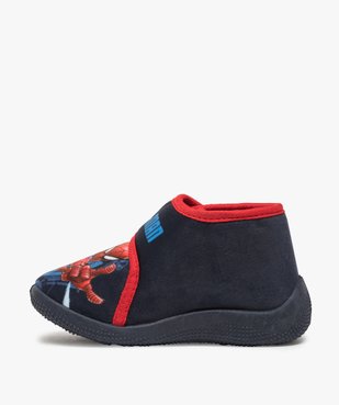Chaussons garçon semi-montants à scratch - Spiderman vue3 - SPIDERMAN - GEMO