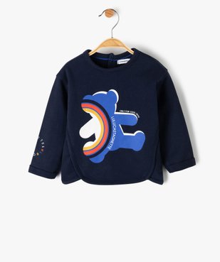 Tee-shirt bébé garçon imprimé à découpes originales - Lulu Castagnette vue1 - LULUCASTAGNETTE - GEMO