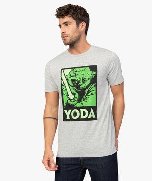 Tee-shirt homme avec motif Maitre Yoda – Star Wars vue2 - STAR WARS - GEMO