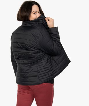 Doudoune femme matelassage fin avec col montant vue3 - GEMO (G TAILLE) - GEMO
