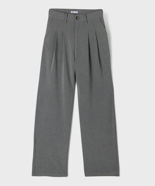 Pantalon large à pinces fille vue2 - GEMO (JUNIOR) - GEMO
