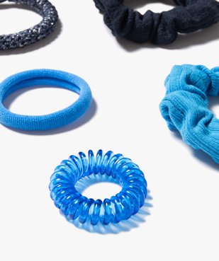 Assortiment d'élastiques et chouchous à cheveux (lot de 8) vue2 - GEMO (ACCESS) - GEMO