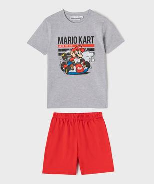 Pyjashort bicolore avec motif Super Mario garçon - MarioKart vue1 - MARIO - GEMO