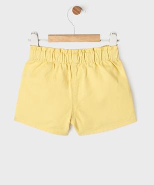 Short en twill de coton bébé fille vue4 - GEMO(BEBE DEBT) - GEMO