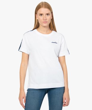Tee-shirt femme à manches courtes en coton bio - Diadora vue1 - DIADORA - GEMO