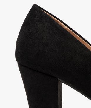 Escarpins femme à bout rond et talon large vue6 - GEMO(URBAIN) - GEMO