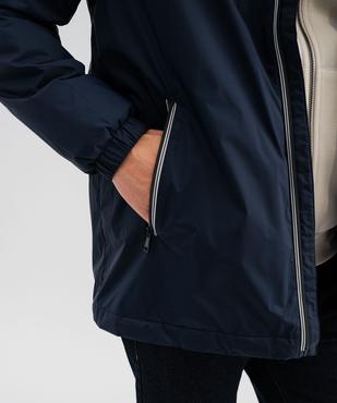 Blouson coupe-vent à capuche homme vue4 - GEMO (HOMME) - GEMO