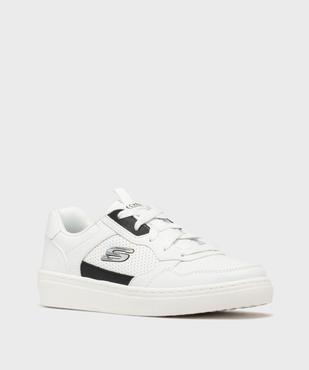 Baskets basses en matière vegan et semelle à mémoire de forme femme - Skechers vue2 - SKECHERS - GEMO