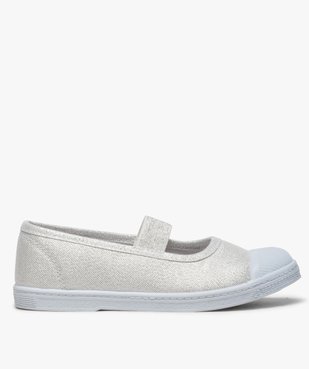 Tennis fille en toile façon ballerines à bout renforcé vue1 - GEMO (ENFANT) - GEMO