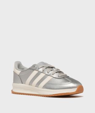 Baskets Run 70s 2.0 en matière métallisée femme - Adidas vue2 - ADIDAS - GEMO