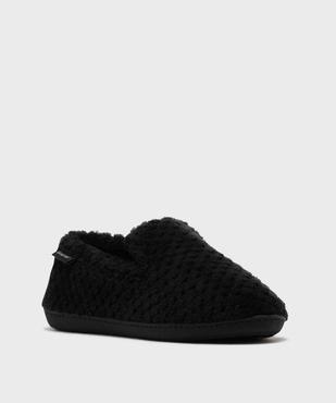 Chaussons enveloppants en velours femme - Isotoner vue2 - ISOTONER - GEMO