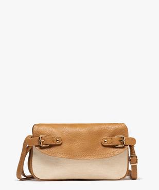 Sac besace forme pochette en toile pailletée femme vue1 - GEMO (ACCESS) - GEMO