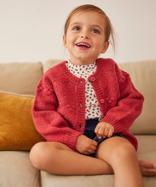 Sous-pull à motifs fleuris bébé fille - LuluCastagnette vue6 - LULUCASTAGNETTE - GEMO