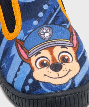 Chaussons pantoufles en velours imprimés Chase garçon - La Pat'Patrouille vue6 - PAT PATROUILLE - GEMO