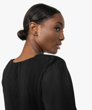 Tunique femme en voile plissé vue2 - GEMO(FEMME PAP) - GEMO