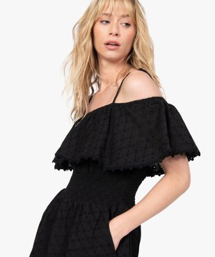 Combishort femme en broderie anglaise – Lulu Castagnette vue2 - LULUCASTAGNETTE - GEMO