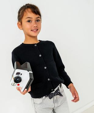 Gilet à col rond fille vue1 - GEMO (ENFANT) - GEMO