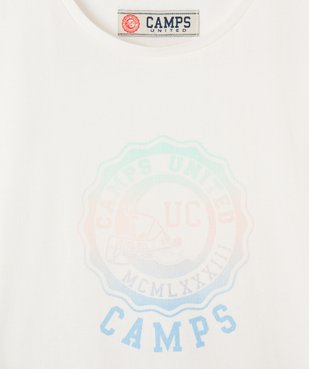 Pyjashort fille bicolore avec motif multicolore - Camps United vue2 - CAMPS UNITED - GEMO