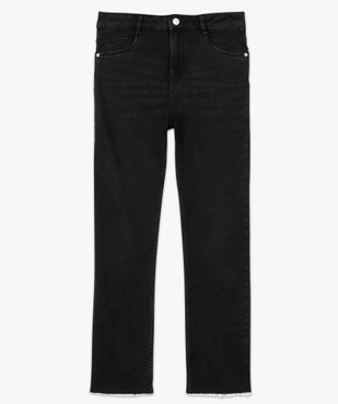 Jean femme regular taille haute à bords francs vue4 - Nikesneakers(FEMME PAP) - Nikesneakers