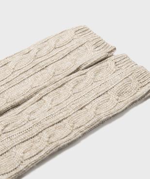 Chaussettes hautes torsadées et épaisses femme vue2 - GEMO(HOMWR FEM) - GEMO