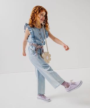Combinaison pantalon avec volants sur les épaules fille vue5 - GEMO 4G FILLE - GEMO