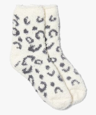Chaussettes d'intérieur fille en maille bouclette vue1 - GEMO (ENFANT) - GEMO