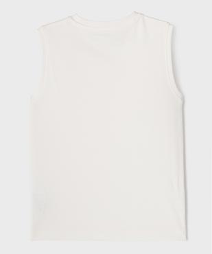 Débardeur en coton avec logo skate garçon vue3 - GEMO (ENFANT) - GEMO