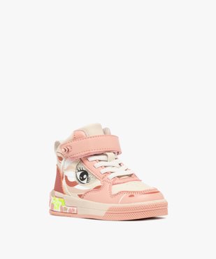 Baskets fille mid-cut licorne fantaisie avec détail lumineux  vue3 - LOVELY WINGS GEMO FOR GOOD - GEMO