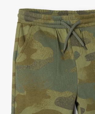 Pantalon de jogging garçon en molleton chaud vue3 - GEMO (ENFANT) - GEMO