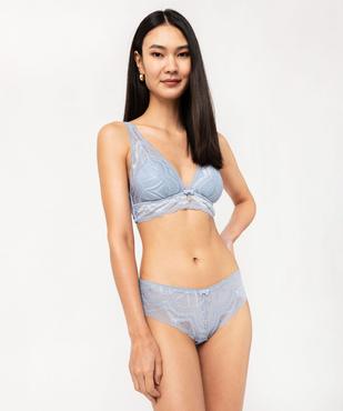 Shorty en dentelle femme vue3 - GEMO(HOMWR FEM) - GEMO