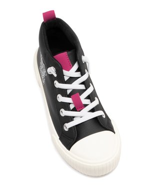 Baskets fille en toile mid-cut à lacets élastiques Love Trend vue6 - LOVELY WINGS GEMO FOR GOOD - GEMO