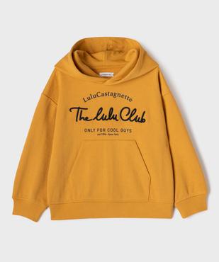 Sweat à capuche en maille piquée garçon - LuluCastagnette vue2 - LULUCASTAGNETTE - GEMO