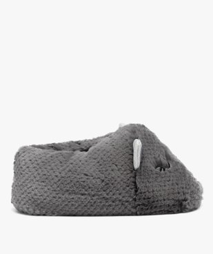 Chaussons femme en volume tête de chat avec oreilles à paillettes vue3 - GEMO(HOMWR FEM) - GEMO