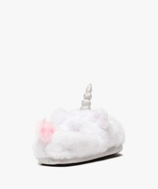 Chaussons fille peluches licorne vue4 - GEMO 4G FILLE - GEMO