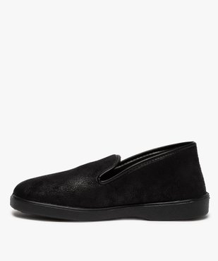 Chaussons homme unis style charentaises vue3 - Nikesneakers(HOMWR HOM) - Nikesneakers