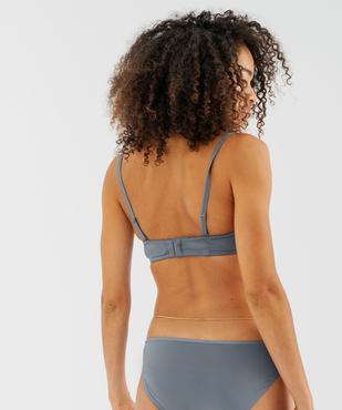  Soutien-gorge bandeau en microfibre avec bretelles muti-positions vue5 - GEMO 4G FEMME - GEMO