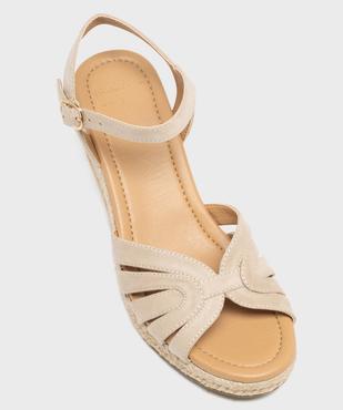 Sandales compensées en toile femme - Valentina Baldano vue6 - VALENTINA BALDA - GEMO