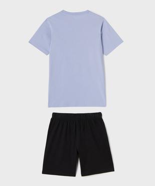 Pyjashort avec inscription graffiti garçon vue4 - GEMO 4G GARCON - GEMO