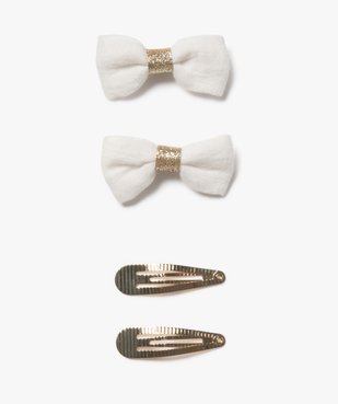 Barrettes cheveux papillons fille (lot de 4) vue1 - GEMO (ACCESS) - GEMO
