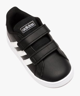 Baskets bébé bicolores à scratch – Adidas Grand Court vue5 - ADIDAS - GEMO