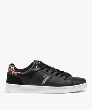 Baskets femme unies à lacets avec détail imprimé jungle - Ellesse vue1 - ELLESSE - GEMO